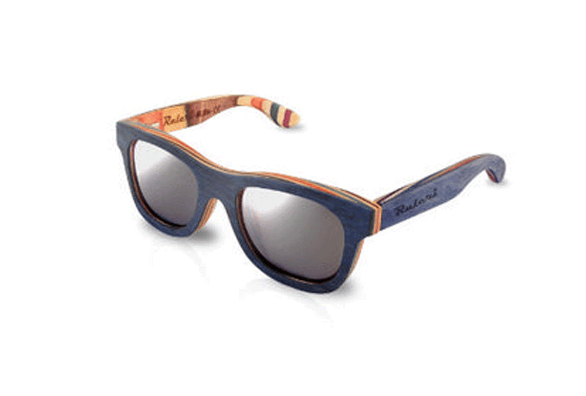 occhiali in legno